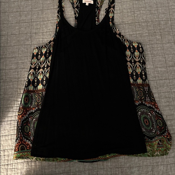 Flirty, silk racer back top with camisole - Picture 11 of 12